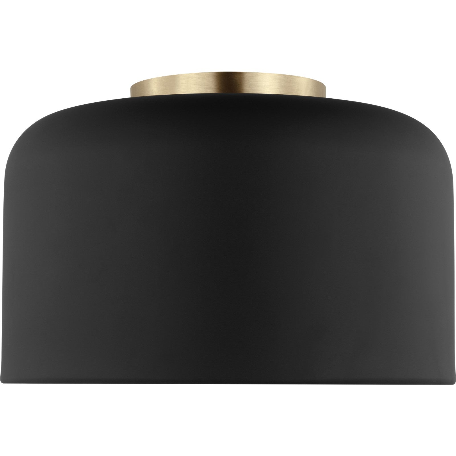 Malone Small Flush Mount Midnight Black - Visual Comfort Ceiling Lights