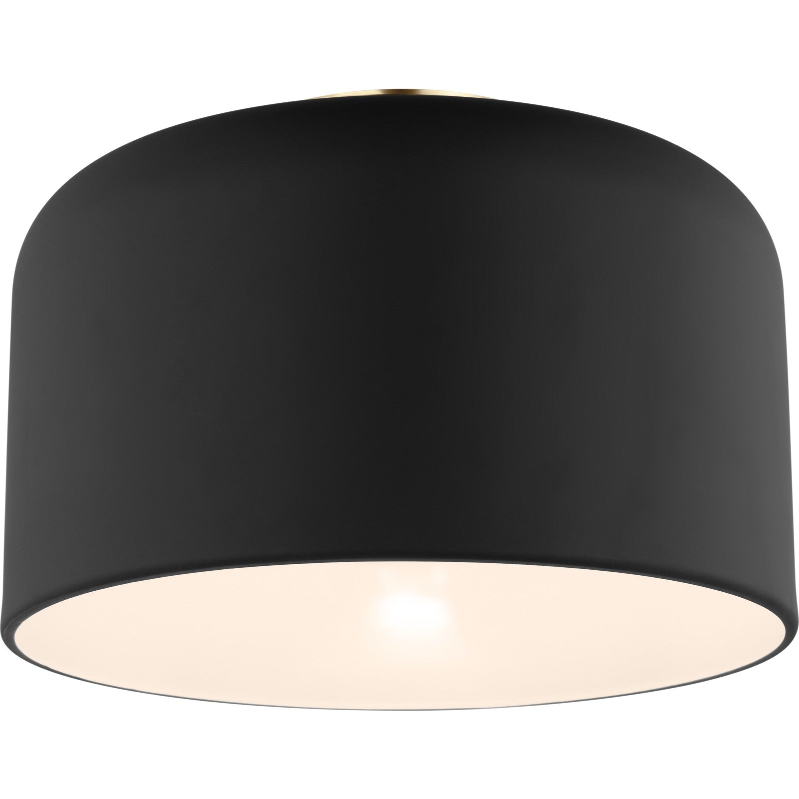 Malone Small Flush Mount Midnight Black - Visual Comfort Ceiling Lights