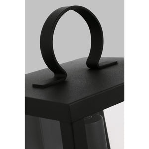 Marinus Large One Light Outdoor Wall Lantern Black - Visual Comfort Outdoor Lighting