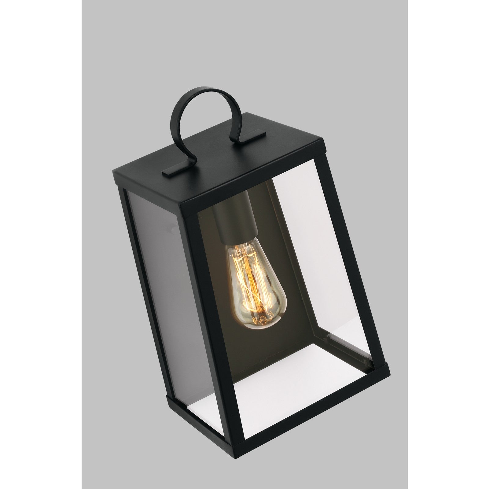 Marinus Medium One Light Outdoor Wall Lantern Black - Visual Comfort Outdoor Lighting
