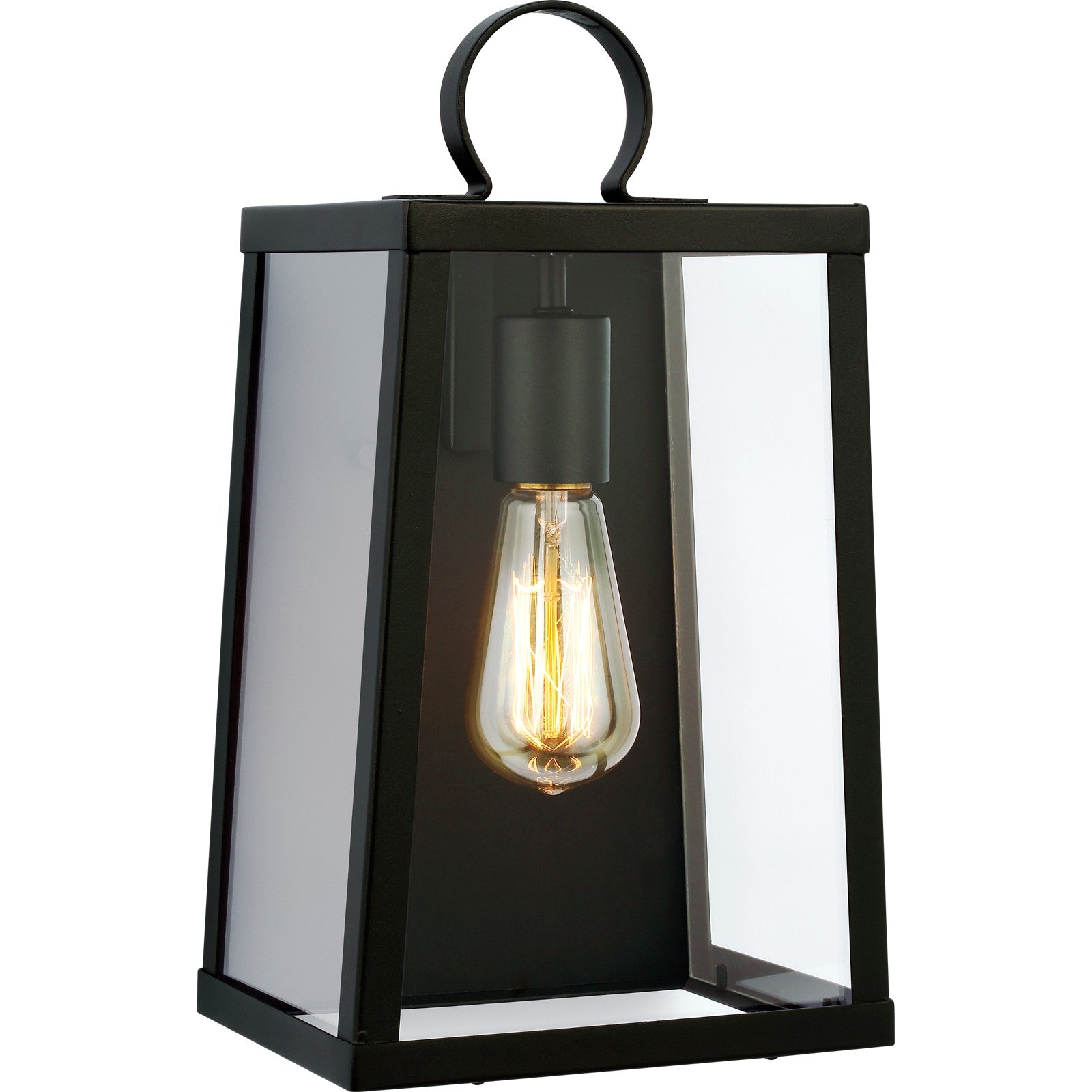 Marinus Medium One Light Outdoor Wall Lantern Black - Visual Comfort Outdoor Lighting