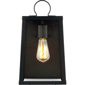 Marinus Medium One Light Outdoor Wall Lantern Black - Visual Comfort Outdoor Lighting
