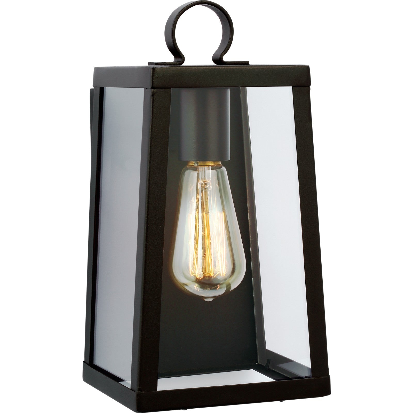 Marinus Small One Light Outdoor Wall Lantern Black - Visual Comfort Outdoor Lighting