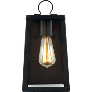 Marinus Small One Light Outdoor Wall Lantern Black - Visual Comfort Outdoor Lighting