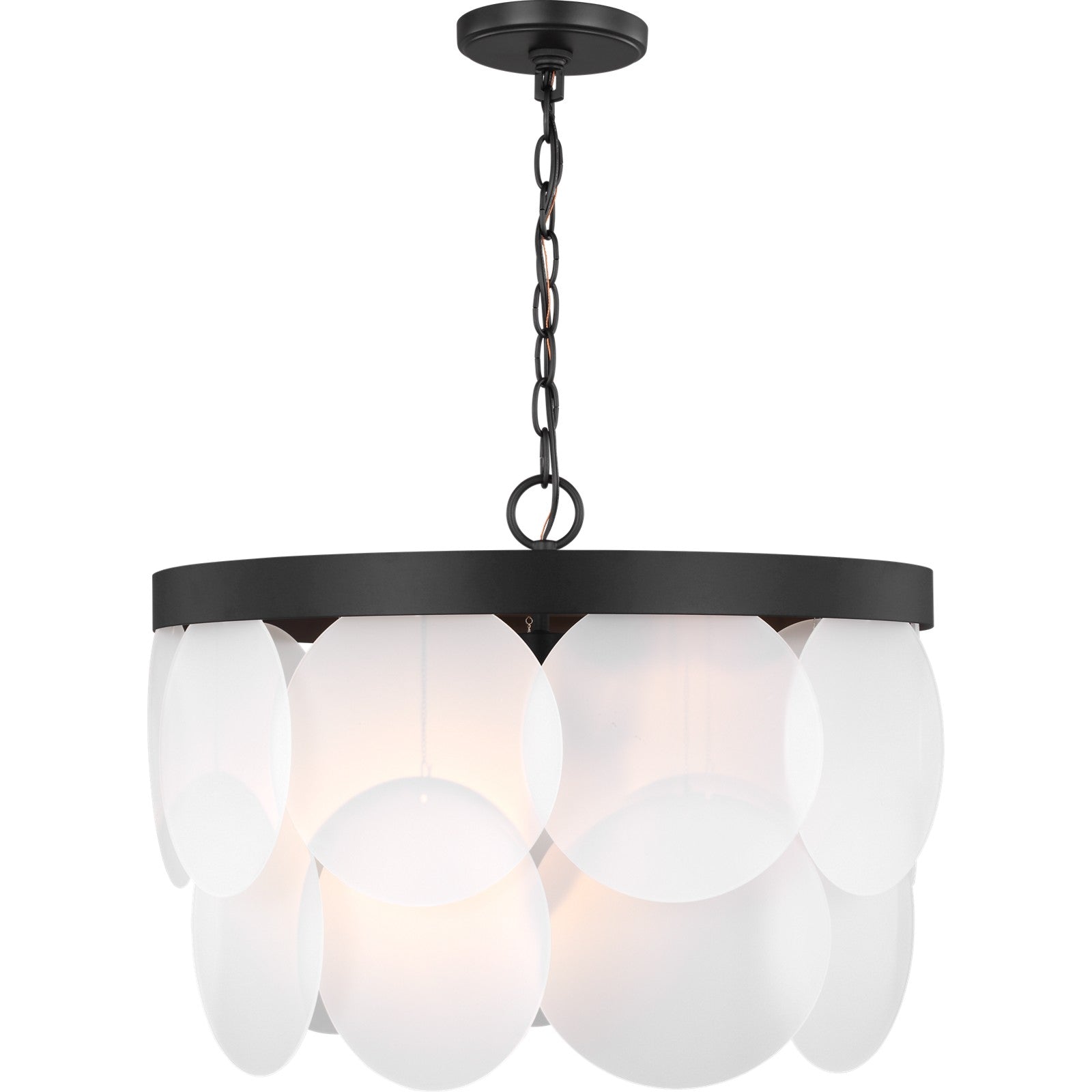 Mellita Six Light Pendant Midnight Black - Visual Comfort Ceiling Lights