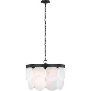 Mellita Six Light Pendant Midnight Black - Visual Comfort Ceiling Lights
