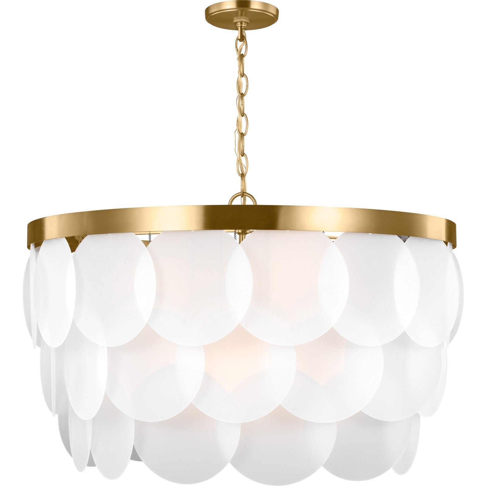 Mellita Eight Light Pendant in Midnight Black - Visual Comfort Ceiling Lights