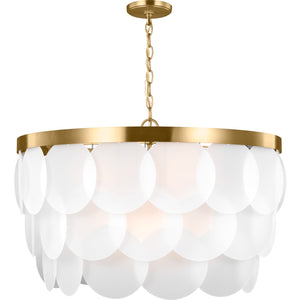 Mellita Eight Light Pendant in Midnight Black - Visual Comfort Ceiling Lights