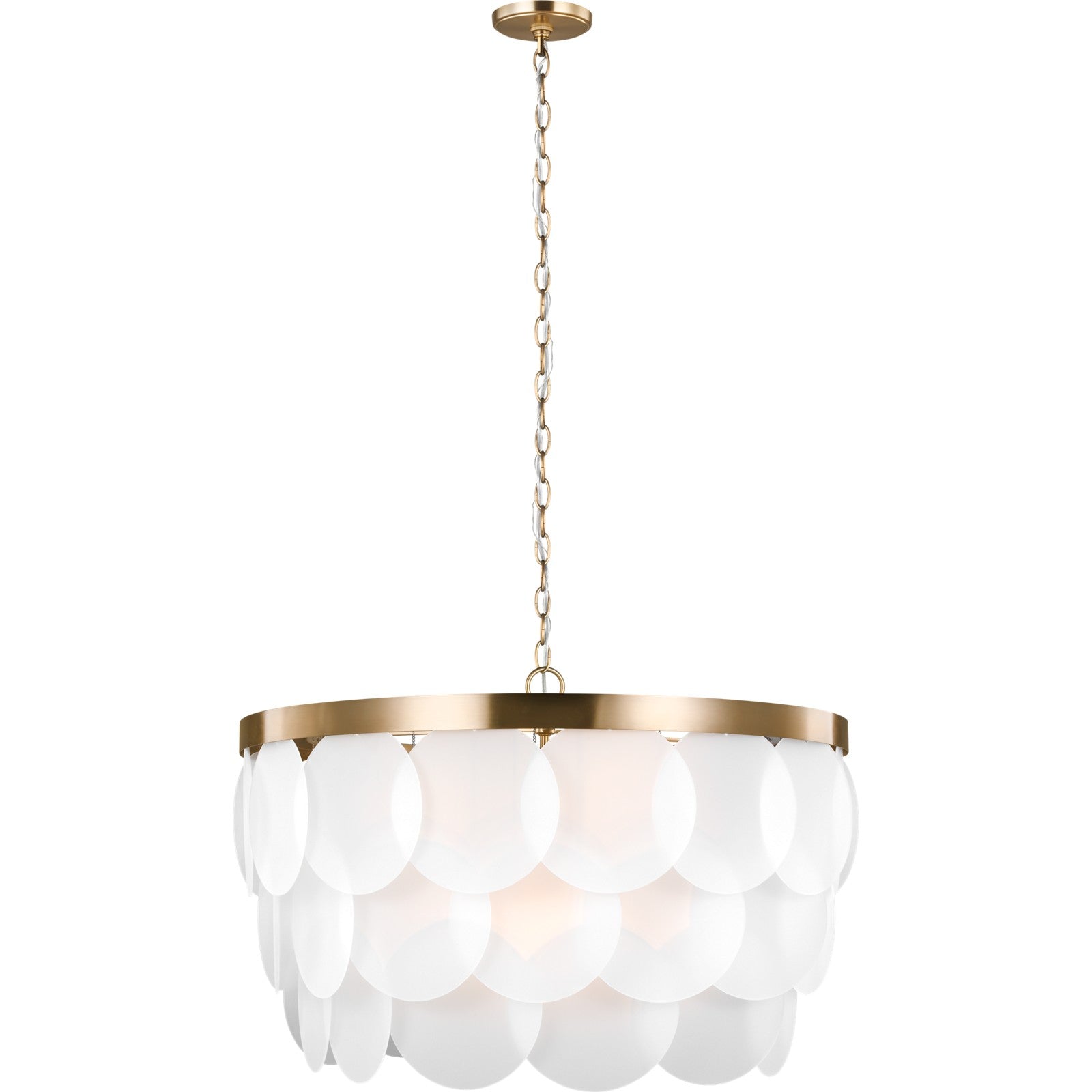 Mellita Eight Light Pendant in Midnight Black - Visual Comfort Ceiling Lights
