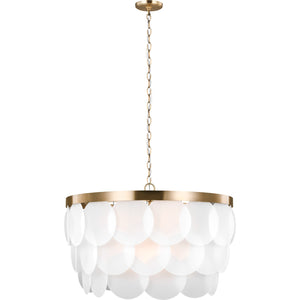 Mellita Eight Light Pendant in Midnight Black - Visual Comfort Ceiling Lights
