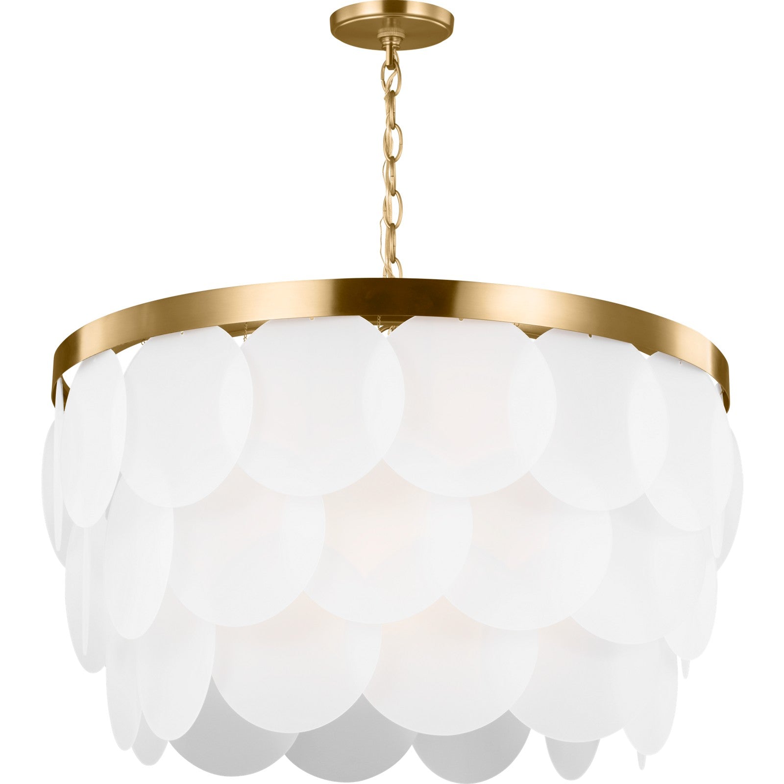 Mellita Eight Light Pendant in Midnight Black - Visual Comfort Ceiling Lights