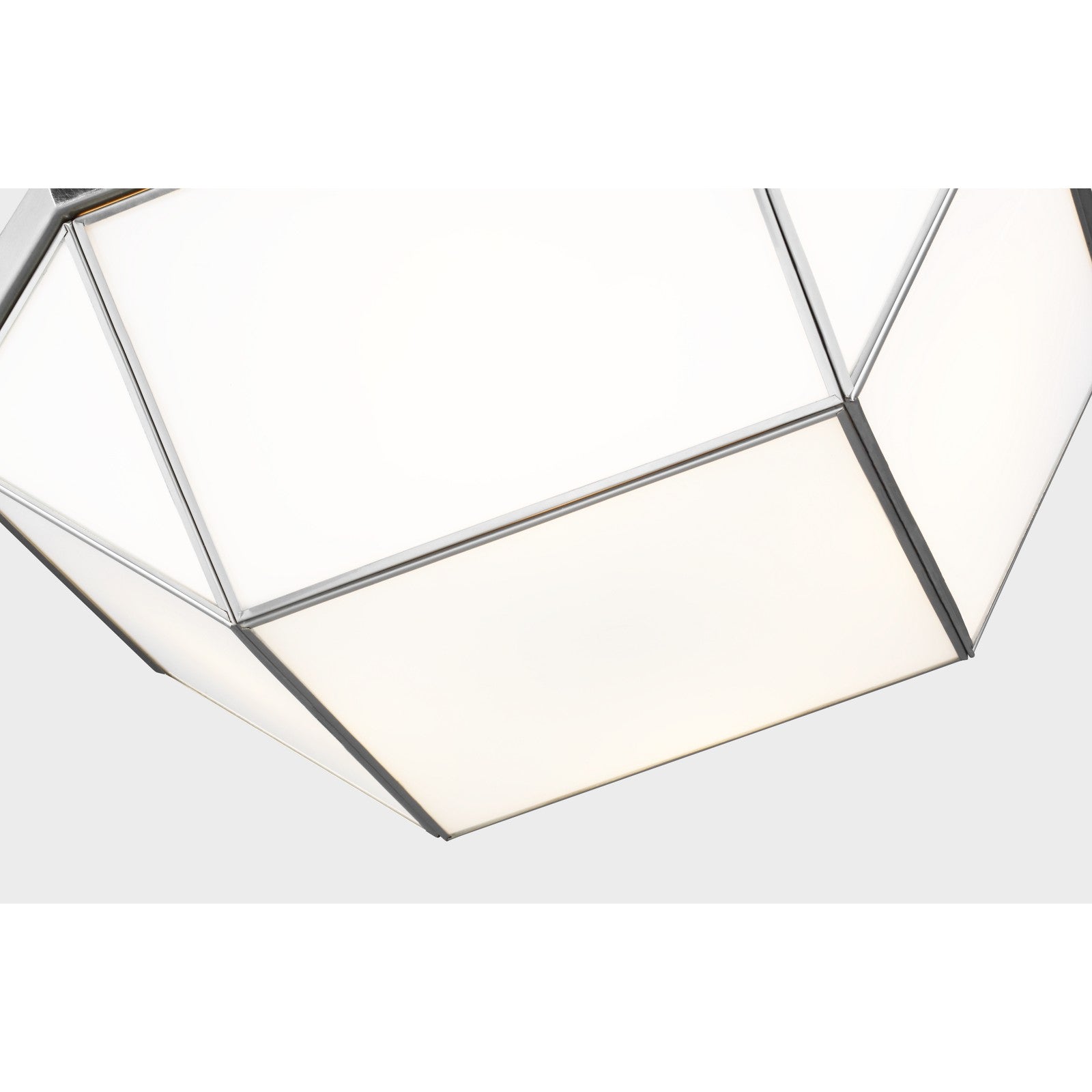Morrison Four Light Flush Mount Satin Brass - Visual Comfort Ceiling Lights