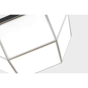 Morrison Two Light Flush Mount Brushed Nickel - Visual Comfort Ceiling Lights