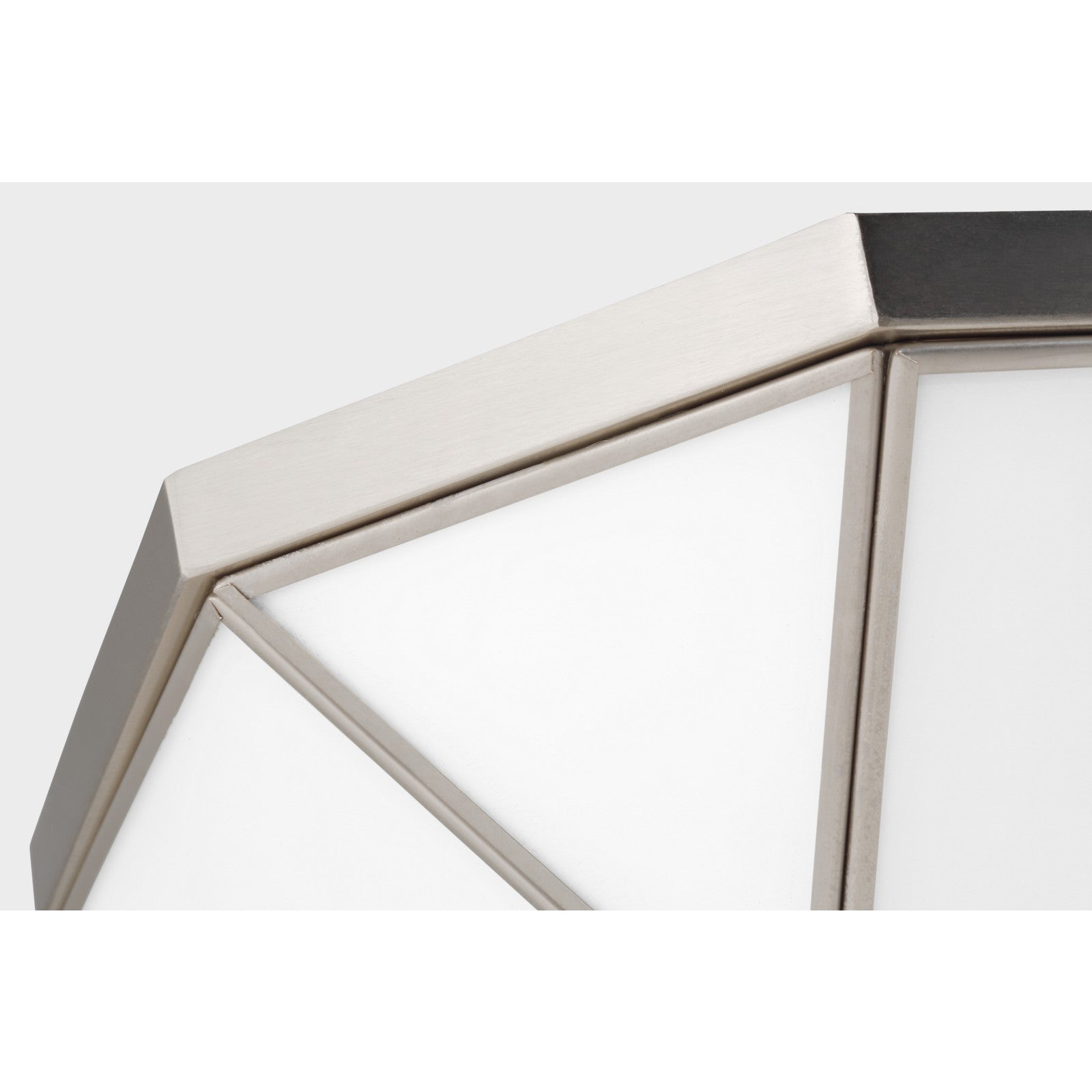 Morrison Two Light Flush Mount Brushed Nickel - Visual Comfort Ceiling Lights