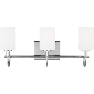 Oak Moore Three Light Wall / Bath Chrome - Visual Comfort Wall Lights