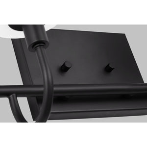Oak Moore Two Light Wall / Bath Midnight Black - Visual Comfort Wall Lights