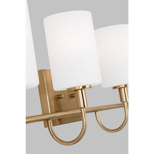 Oak Moore Four Light Wall / Bath Midnight Black - Visual Comfort Wall Lights