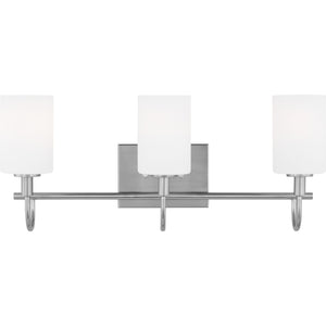 Oak Moore Three Light Wall / Bath Chrome - Visual Comfort Wall Lights