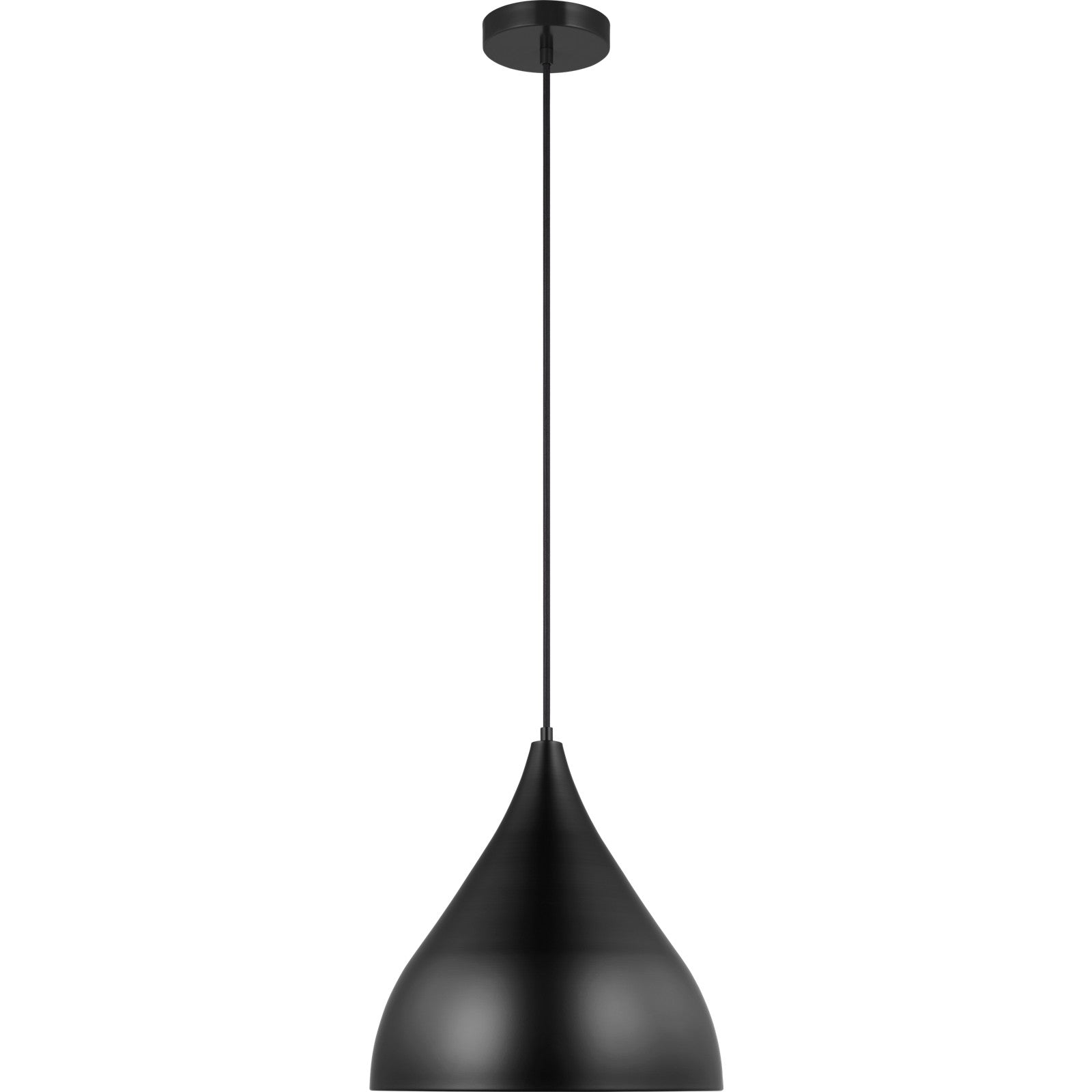 Oden Medium Pendant Midnight Black - Visual Comfort Ceiling Lights