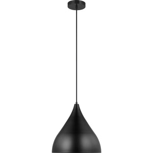 Oden Medium Pendant Midnight Black - Visual Comfort Ceiling Lights