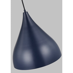 Oden Medium Pendant Midnight Black - Visual Comfort Ceiling Lights
