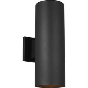 Cylinder 5" Up/Down Wall Lantern in Bronze - Visual Comfort Outdoor Lighting