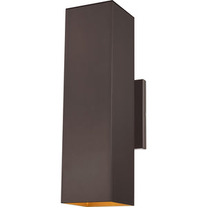 Pohl Large Two Light Wall Lantern Black - Visual Comfort Outdoor Lighting