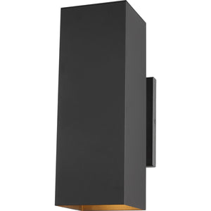 Pohl Medium Two Light Wall Lantern Black - Visual Comfort Outdoor Lighting