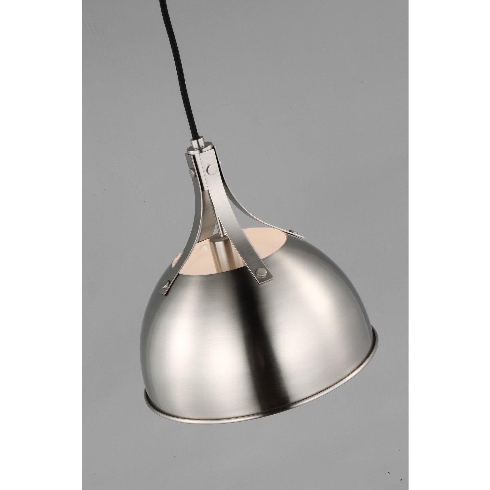 Rockland One Light Pendant Brushed Nickel - Visual Comfort Ceiling Lights