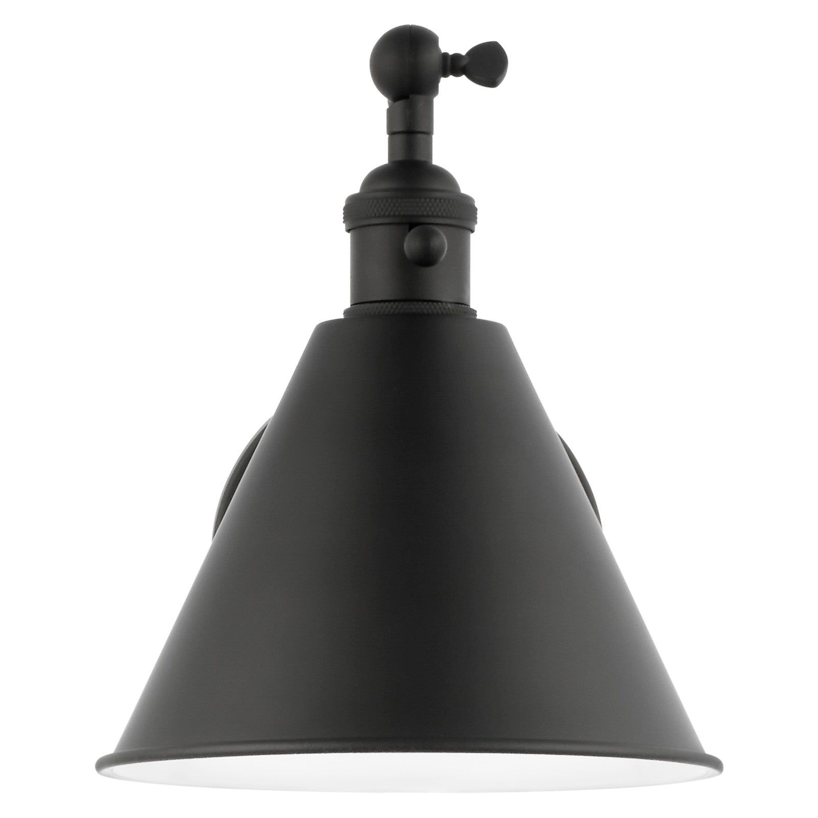 Salem Single Arm One Light Sconce Midnight Black - Visual Comfort Wall Lights