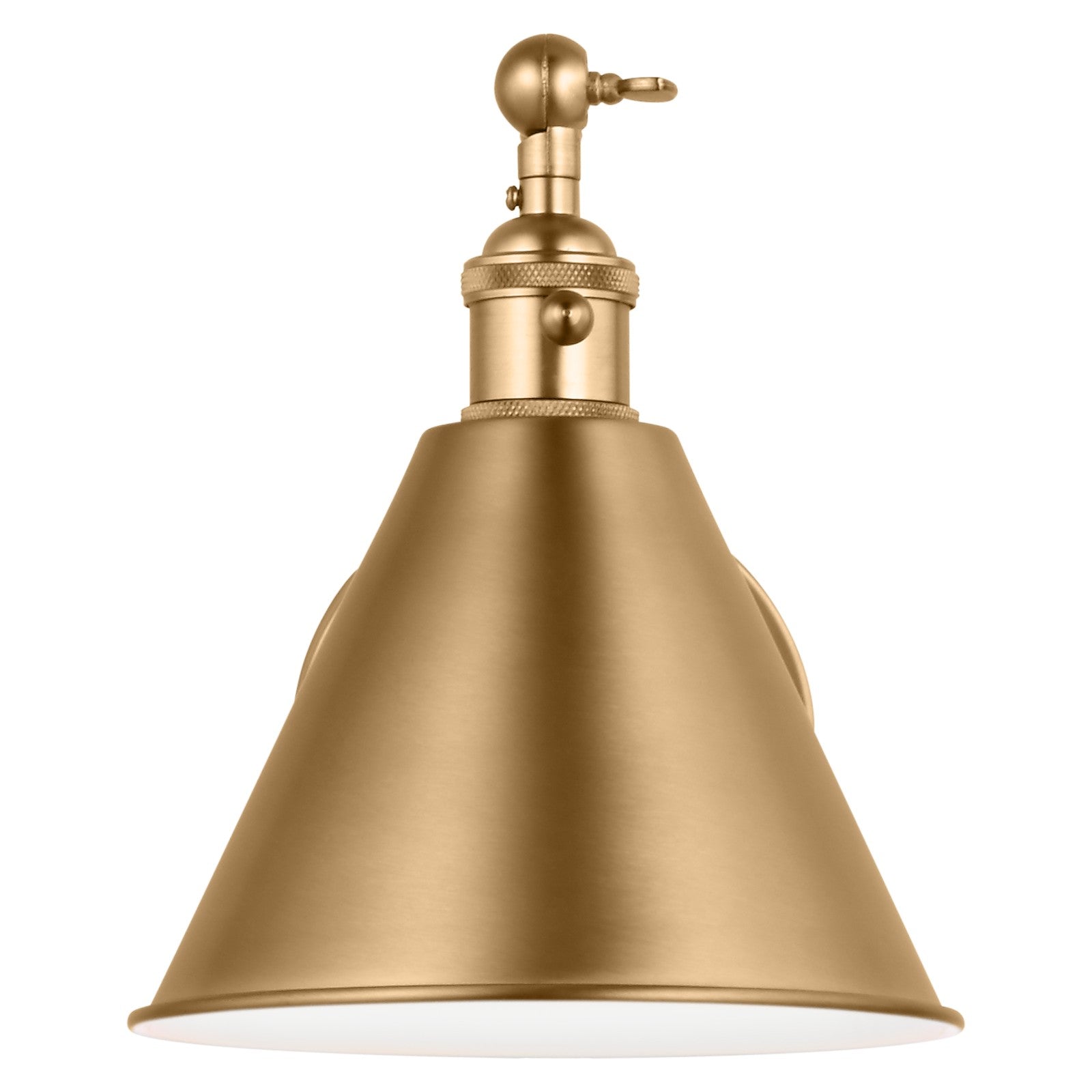 Salem Single Arm One Light Sconce Midnight Black - Visual Comfort Wall Lights