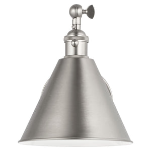 Salem Single Arm One Light Sconce Midnight Black - Visual Comfort Wall Lights