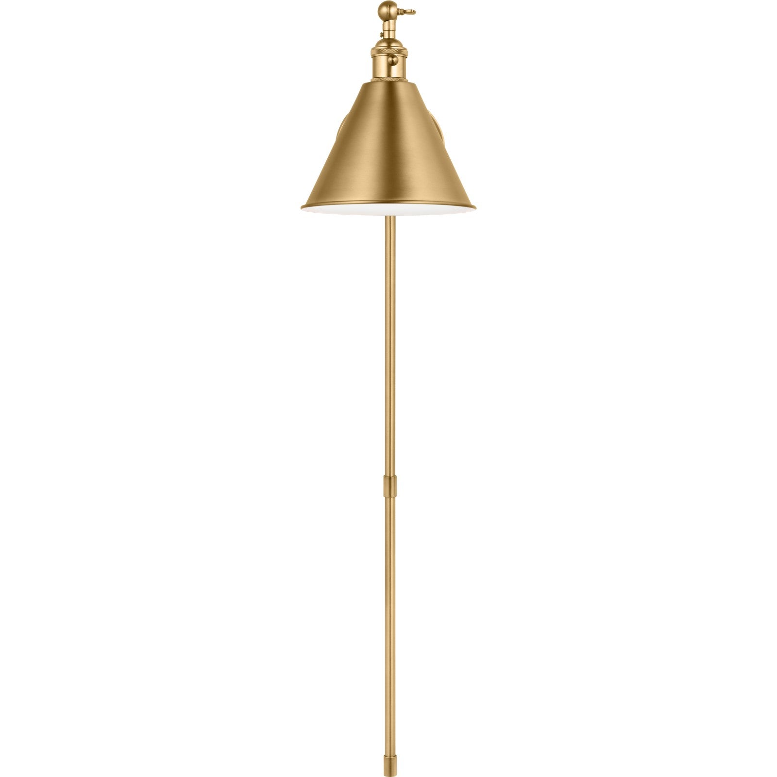 Salem Single Arm One Light Sconce Midnight Black - Visual Comfort Wall Lights