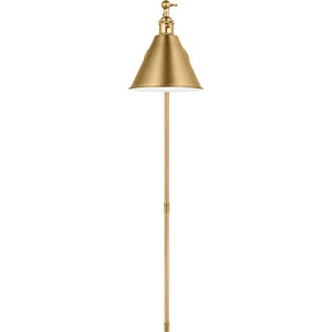 Salem Single Arm One Light Sconce Midnight Black - Visual Comfort Wall Lights