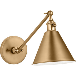 Salem Single Arm One Light Sconce Midnight Black - Visual Comfort Wall Lights