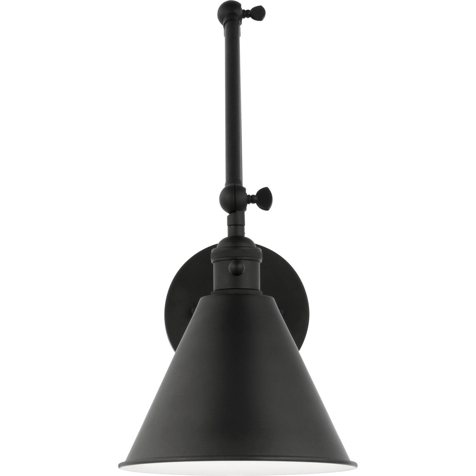 Salem Double Arm One Light Sconce Midnight Black - Visual Comfort Wall Lights