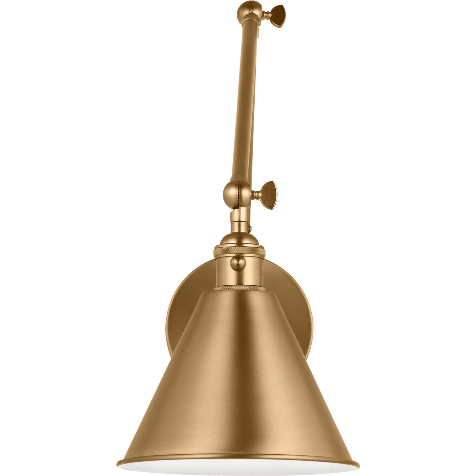 Salem Double Arm One Light Sconce Midnight Black - Visual Comfort Wall Lights
