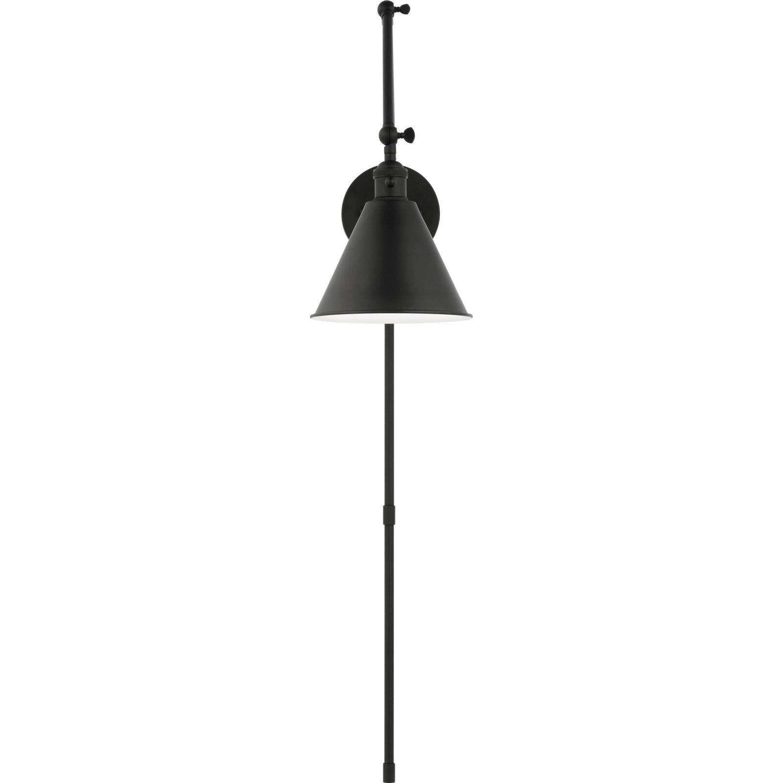 Salem Double Arm One Light Sconce Midnight Black - Visual Comfort Wall Lights