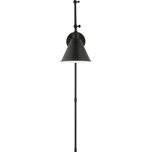 Salem Double Arm One Light Sconce Midnight Black - Visual Comfort Wall Lights