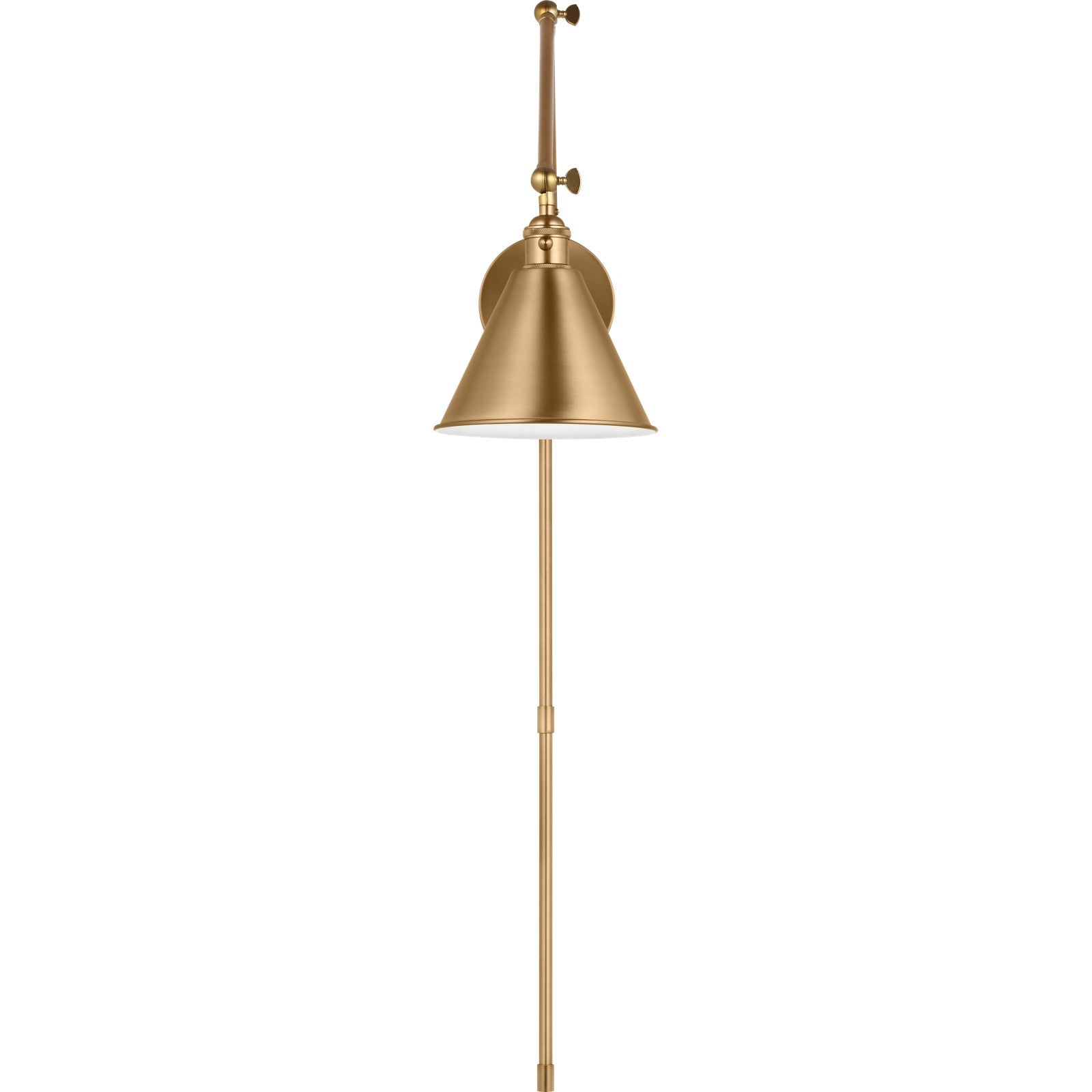 Salem Double Arm One Light Sconce Midnight Black - Visual Comfort Wall Lights