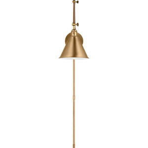 Salem Double Arm One Light Sconce Midnight Black - Visual Comfort Wall Lights
