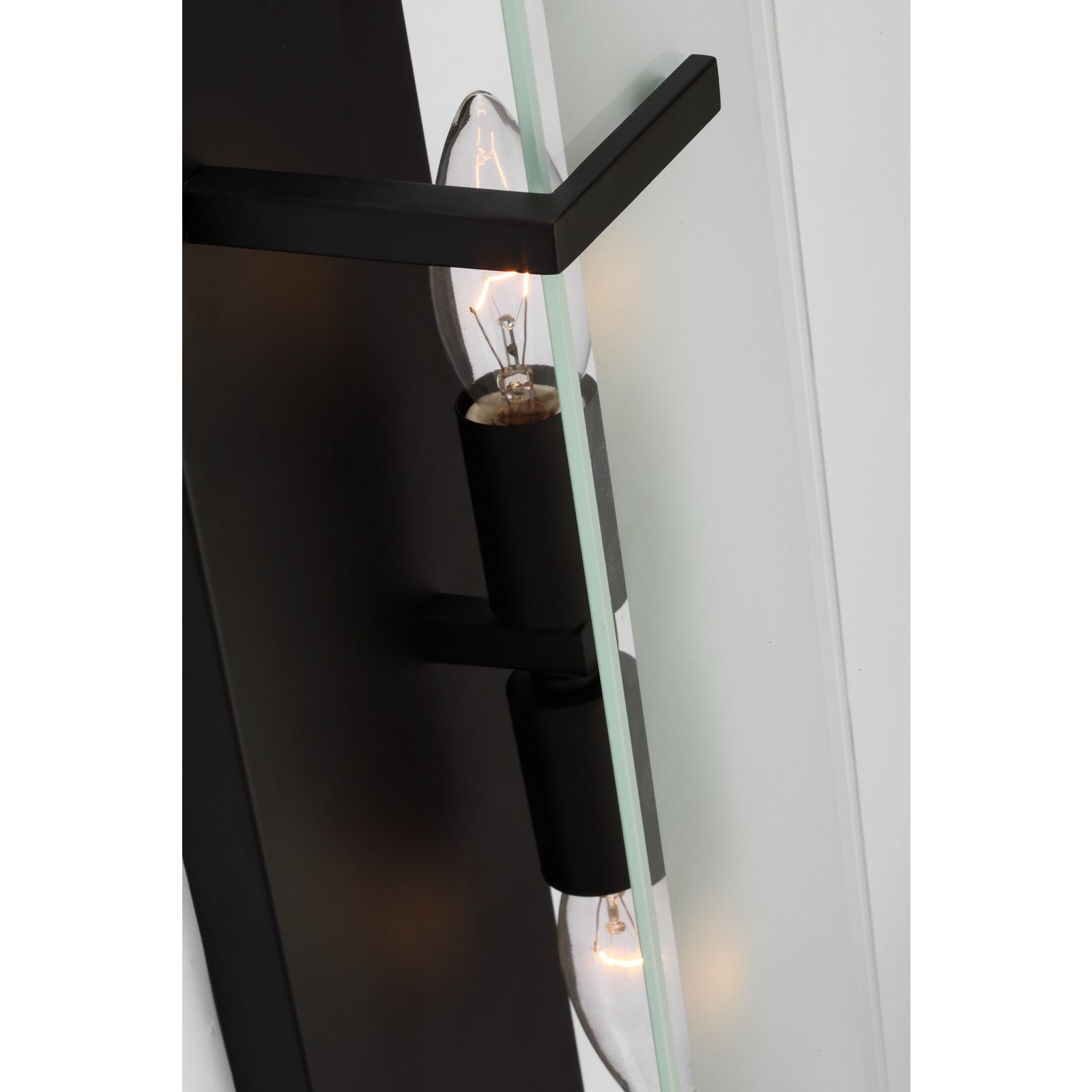 Syll Two Light Wall / Bath Sconce in Midnight Black - Visual Comfort Wall Lights