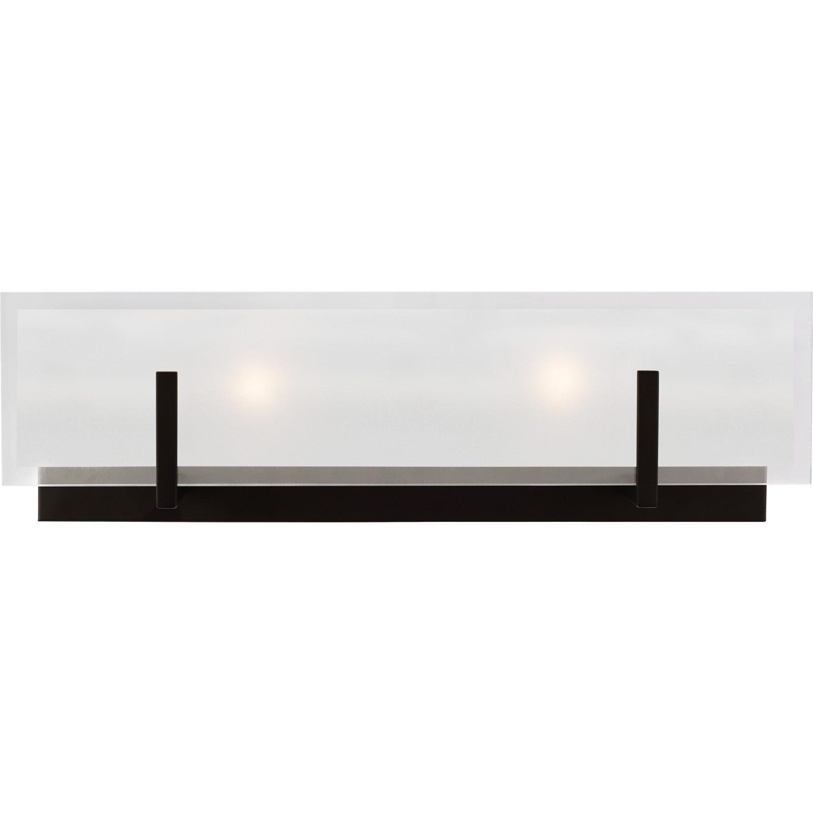 Syll Two Light Wall / Bath Sconce in Midnight Black - Visual Comfort Wall Lights
