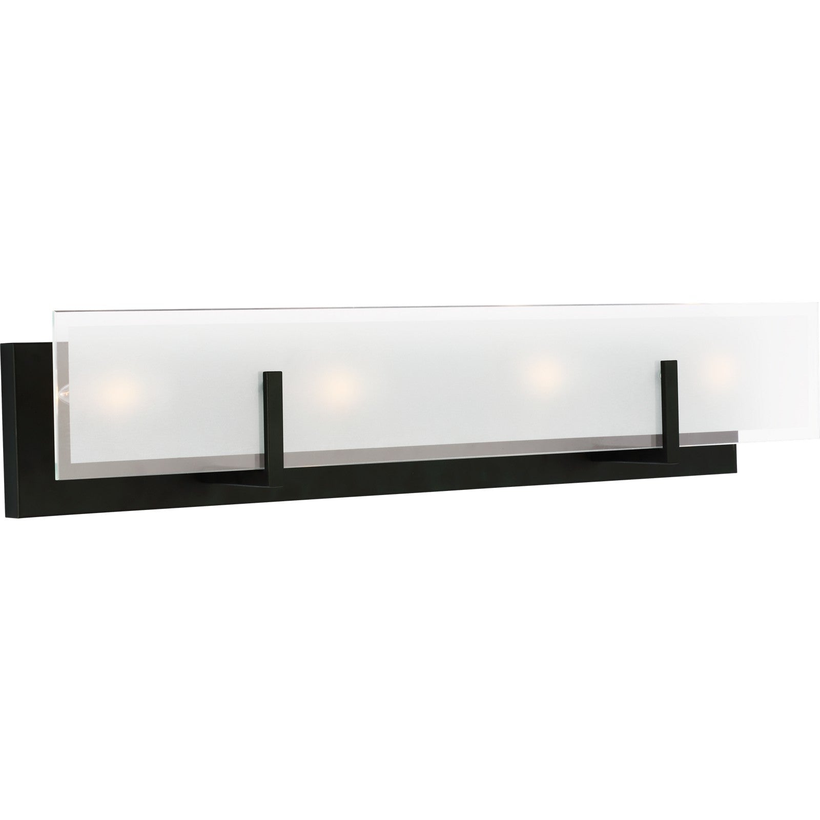 Syll Four Light Wall / Bath Sconce in Midnight Black - Visual Comfort Wall Lights