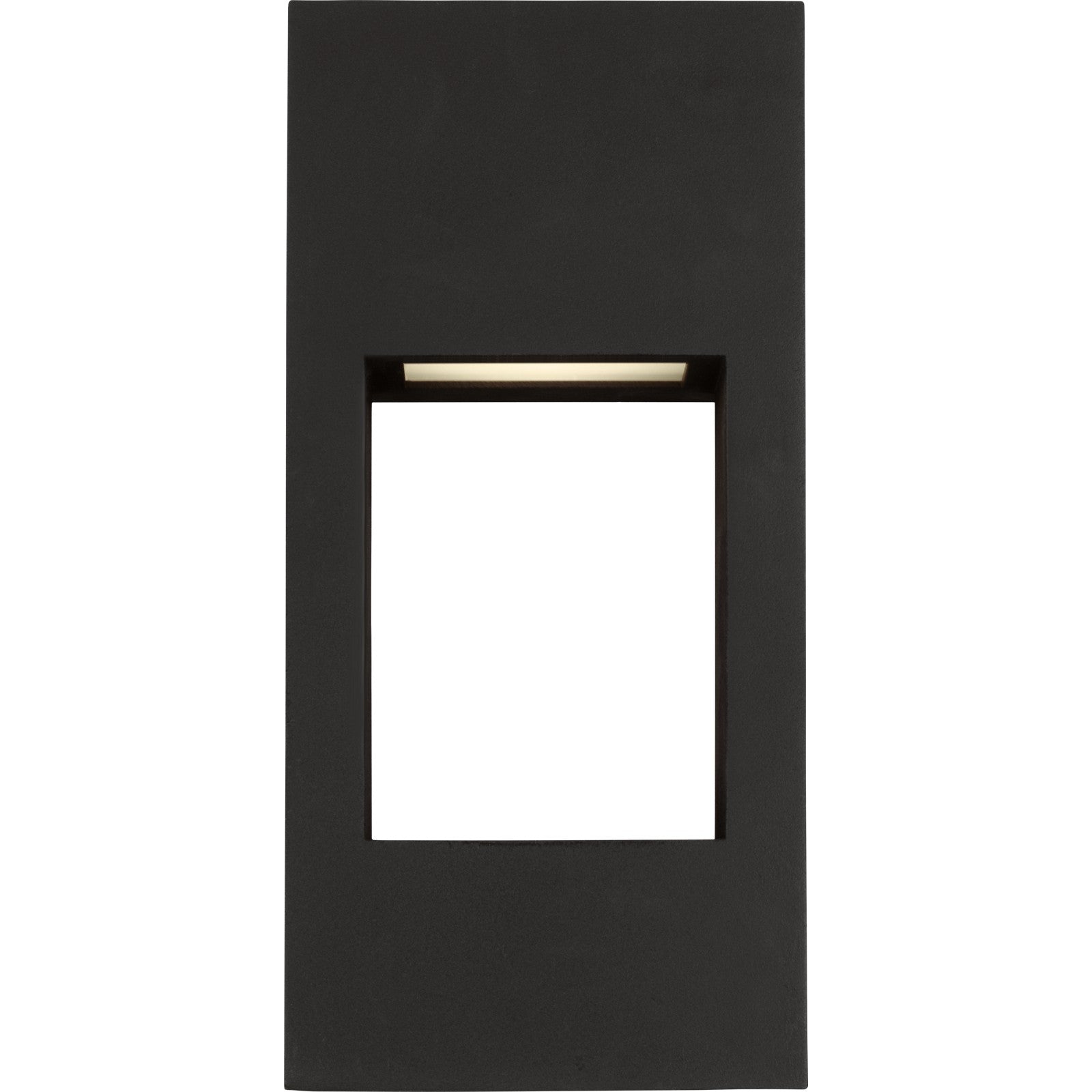 Testa Small LED Outdoor Wall Lantern Black Bulbs Inc - Visual Comfort Outdoor Lighting