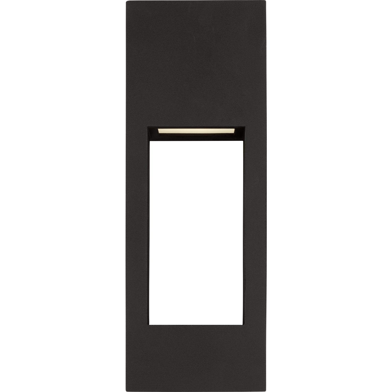 Testa Medium LED Outdoor Wall Lantern Black Bulbs Inc - Visual Comfort Outdoor Lighting