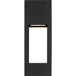 Testa Medium LED Outdoor Wall Lantern Black Bulbs Inc - Visual Comfort Outdoor Lighting