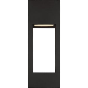 Testa Large LED Outdoor Wall Lantern Black Bulbs Inc - Visual Comfort Outdoor Lighting