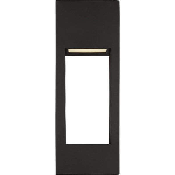 Testa Large LED Outdoor Wall Lantern Black Bulbs Inc - Visual Comfort Outdoor Lighting