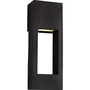 Testa Medium LED Outdoor Wall Lantern Black Bulbs Inc - Visual Comfort Outdoor Lighting
